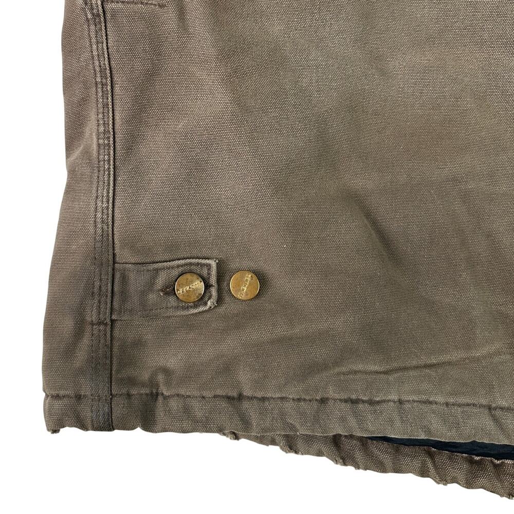 Vintage Carhartt Arctic Quilt-Lined Detroit Jacket Chestnut Brown Men's Sz XL - Picture 6 of 9